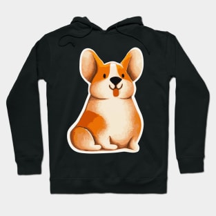 Corgi Playful Dog Lover Welsh Hoodie